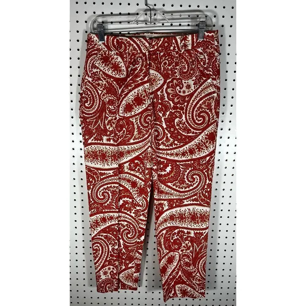 J.Crew paisley print pants